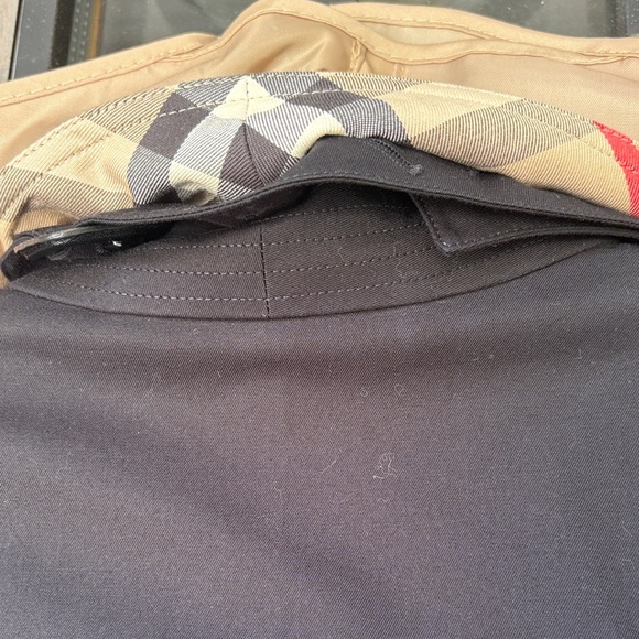 Burberry Black Double-Breasted Trench Coat size 8 women’s - Picture 11 of 16